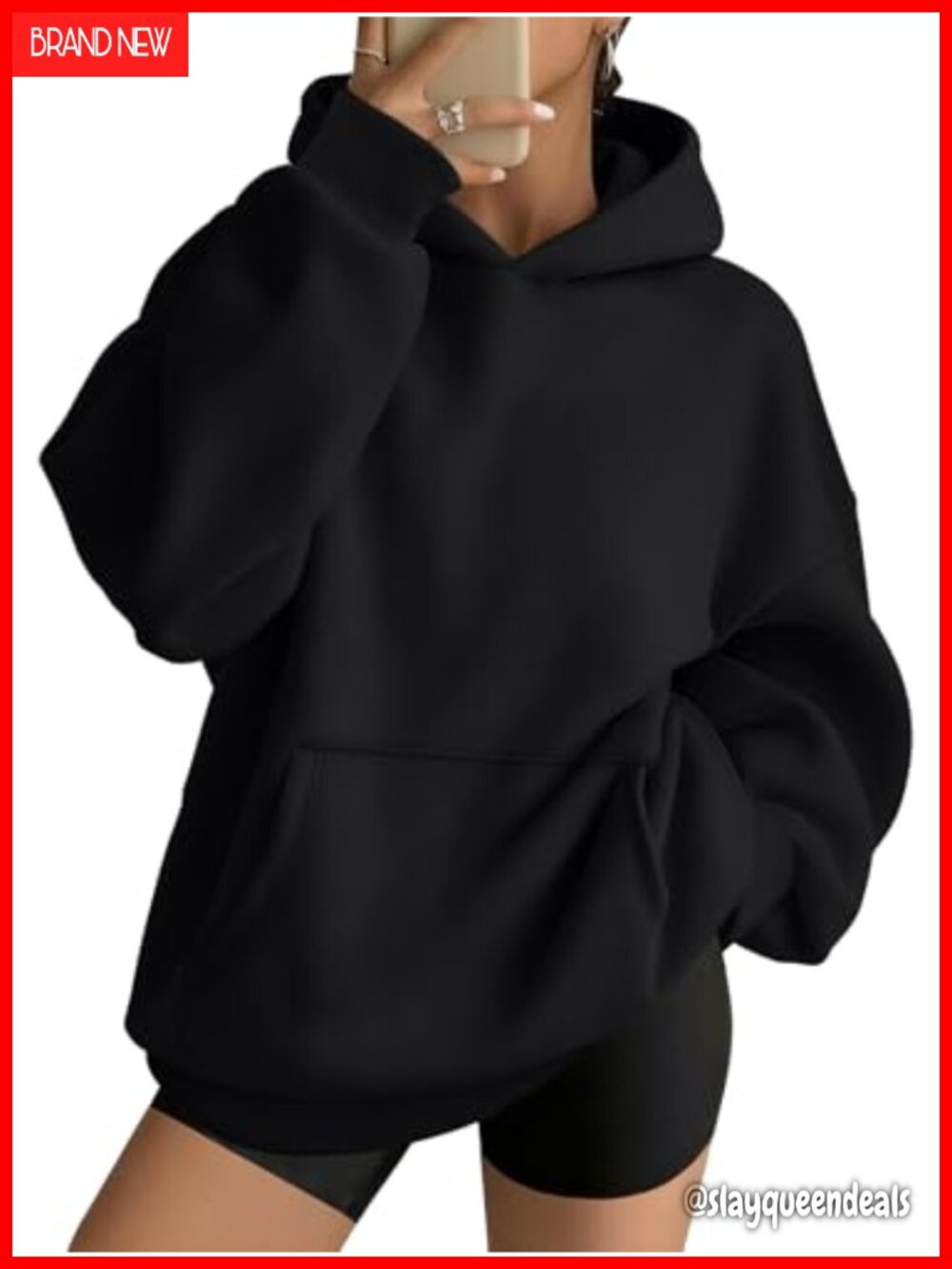 Oversized Hoodie Pullover Long Sleeve Casual Sweatshirt